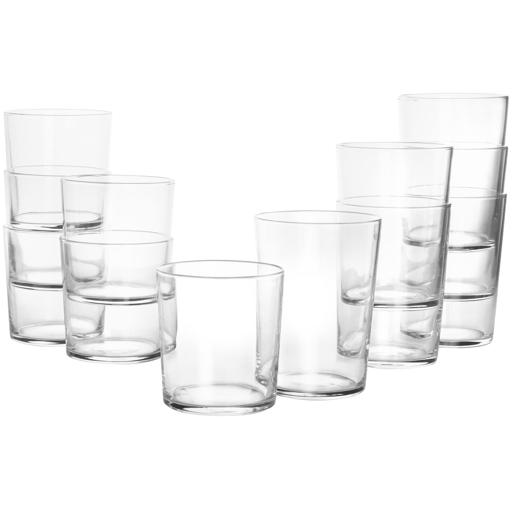 Martha Stewart Bowey 12-Piece Double Old Fashion And