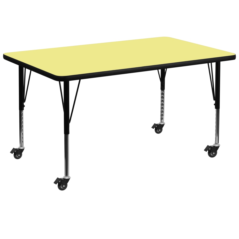 Flash Furniture Mobile Rectangular Thermal Laminate Activity