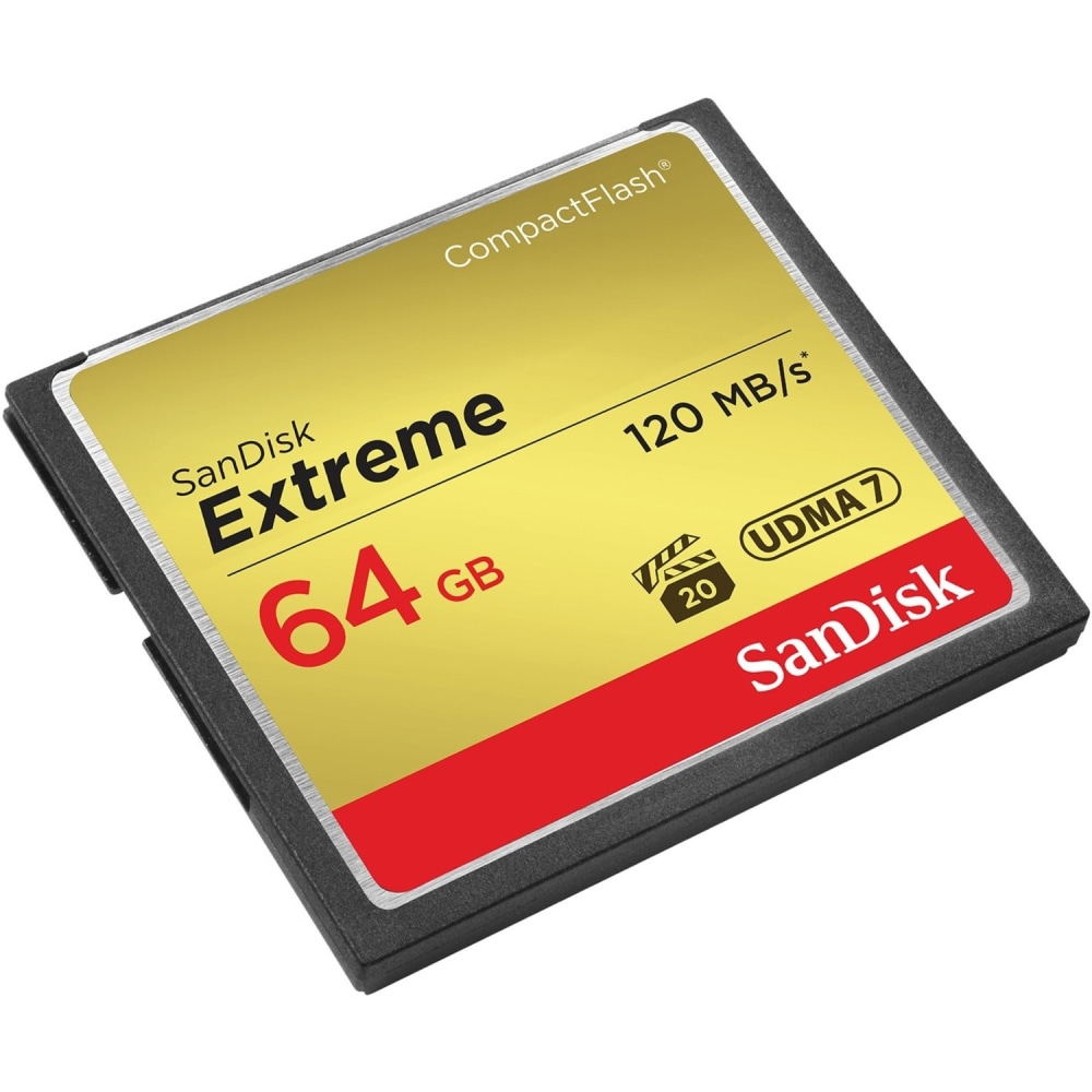 SanDisk Extreme 64 GB CompactFlash - 120 MB/s