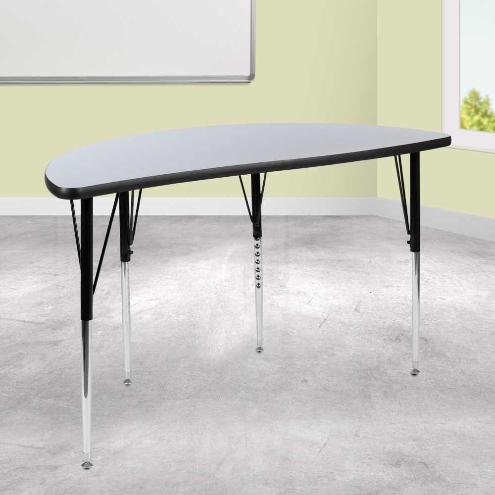 Flash Furniture 47-1/2" Half Circle Wave Flexible