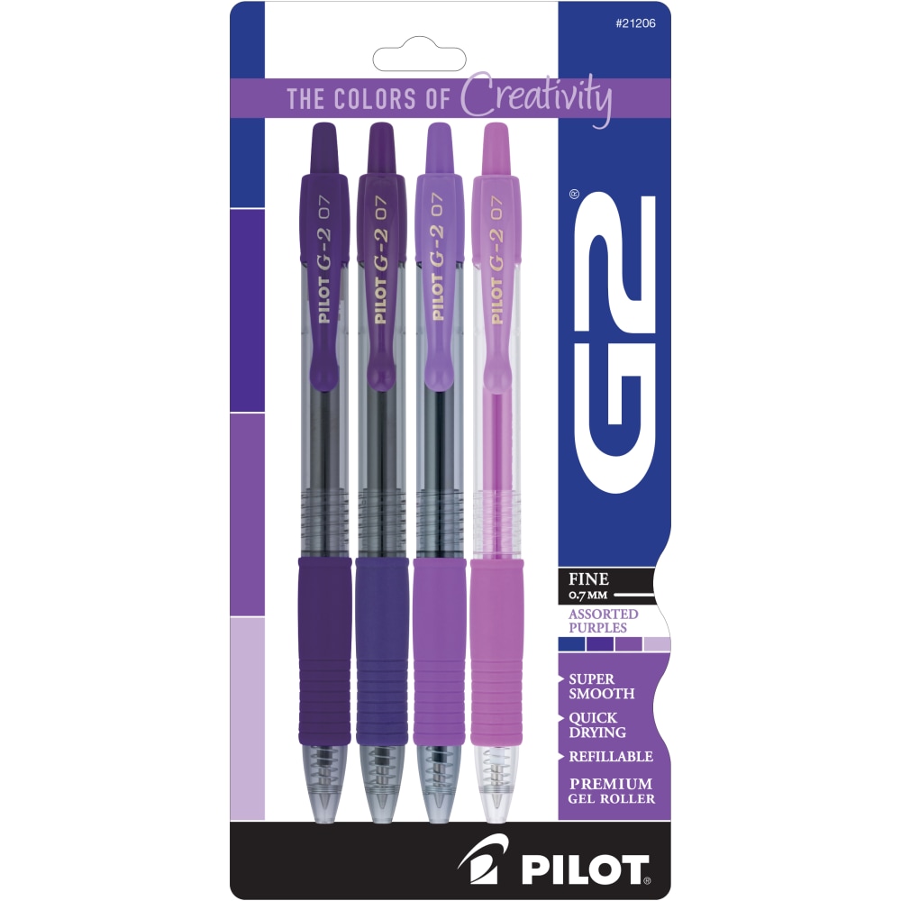 Pilot G2 Gel Pen, Fine Point, 0.7mm, Transparent
