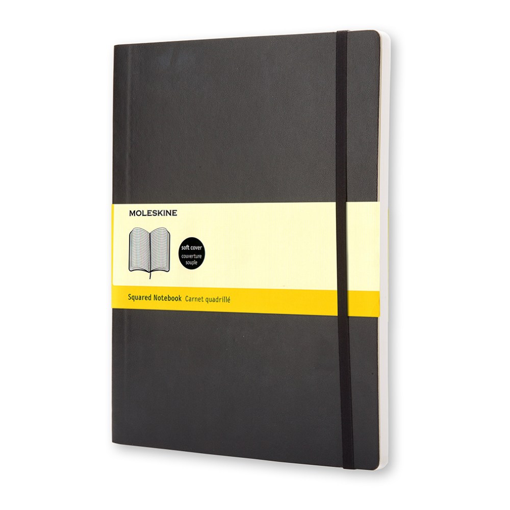 Moleskine Classic Soft Cover Notebook, 7-1/2" x 10",