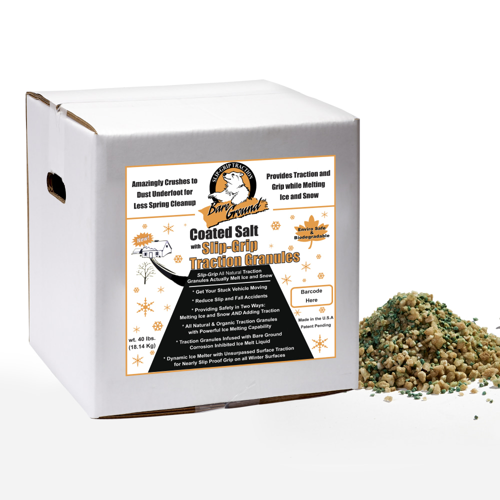 Bare Ground Granular Ice Melt, Premium Blend, With