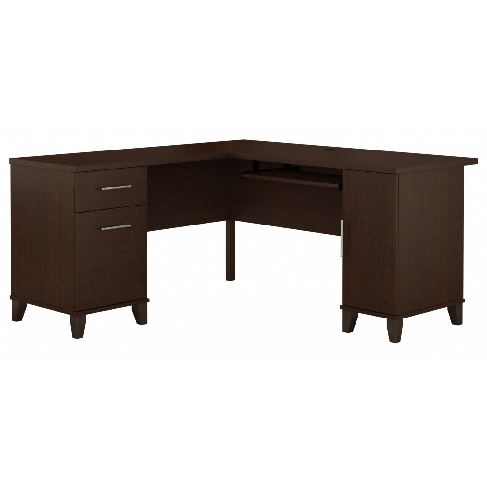 Bush Furniture Somerset 60"W L-Shaped Desk With Storage,