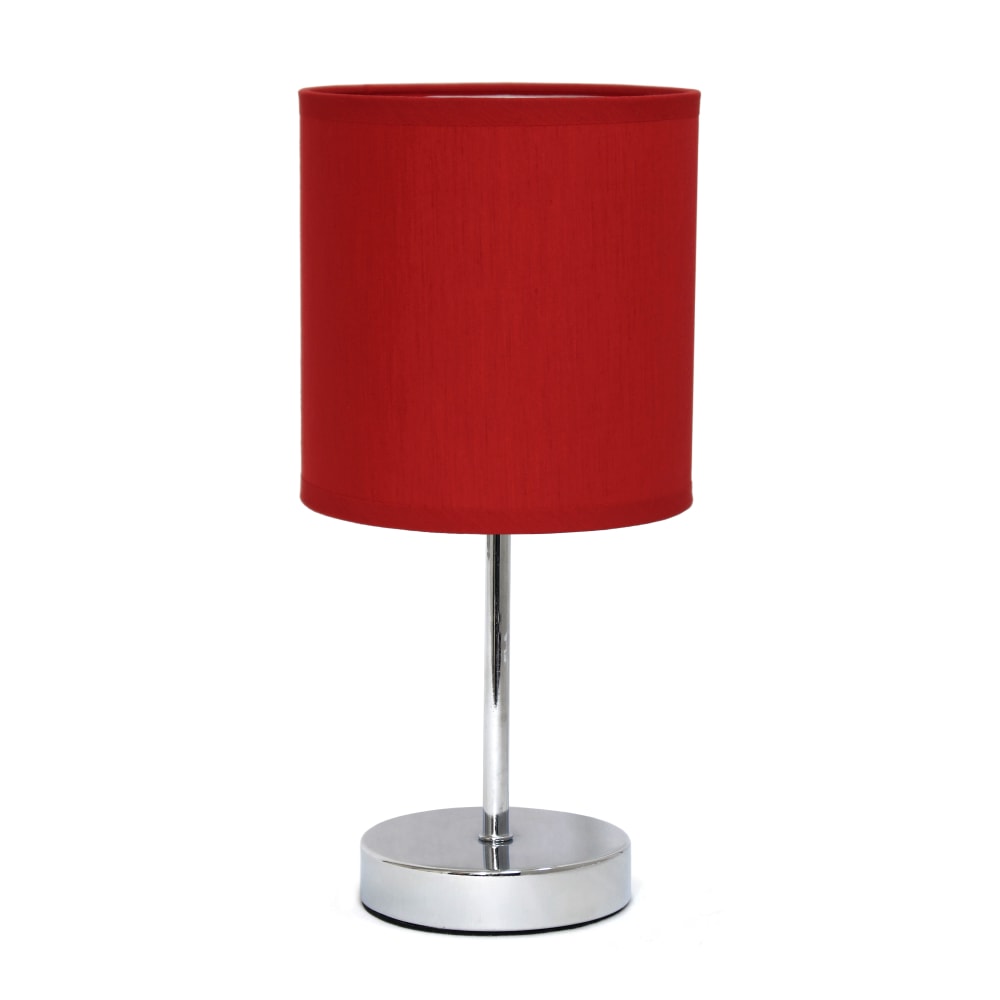 Simple Designs Mini Basic Table Lamp, 11 7/8"H,