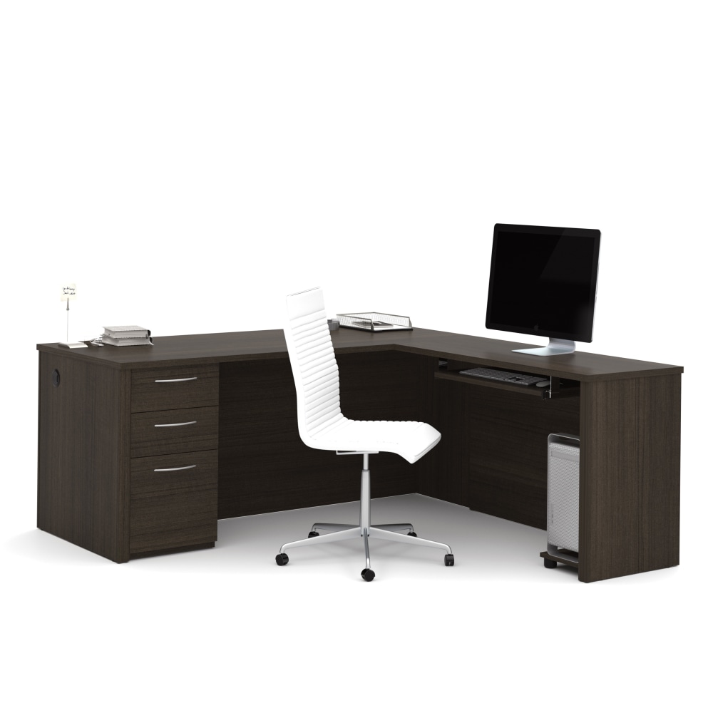 Bestar Embassy 72”W L-Shaped Corner Desk With Left
