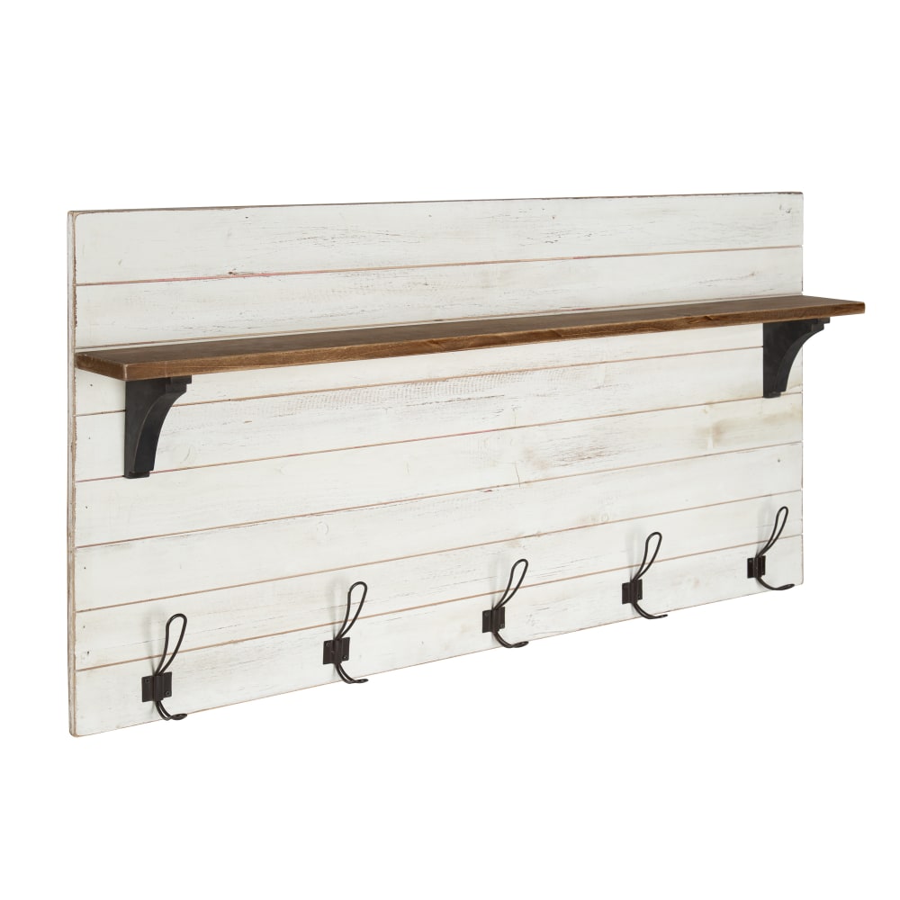 Kate and Laurel Jeran Wood Wall Shelf With