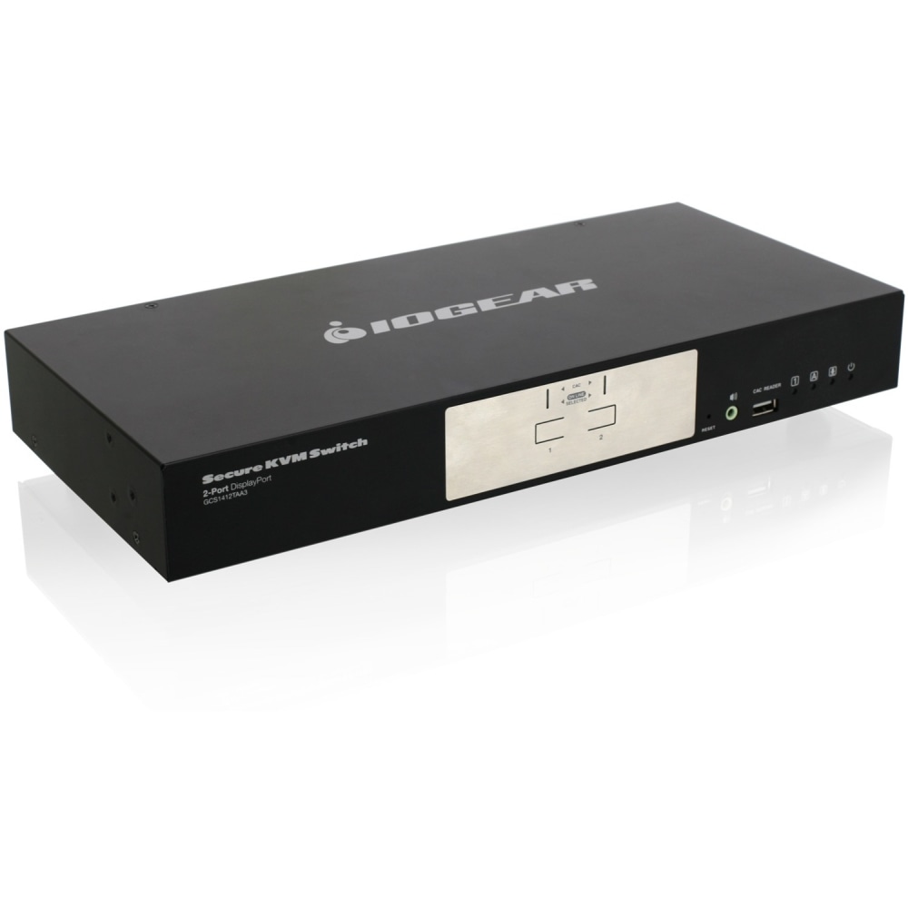 IOGEAR 2-Port DisplayPort Secure KVM Switch (TAA), GCS1412TAA3