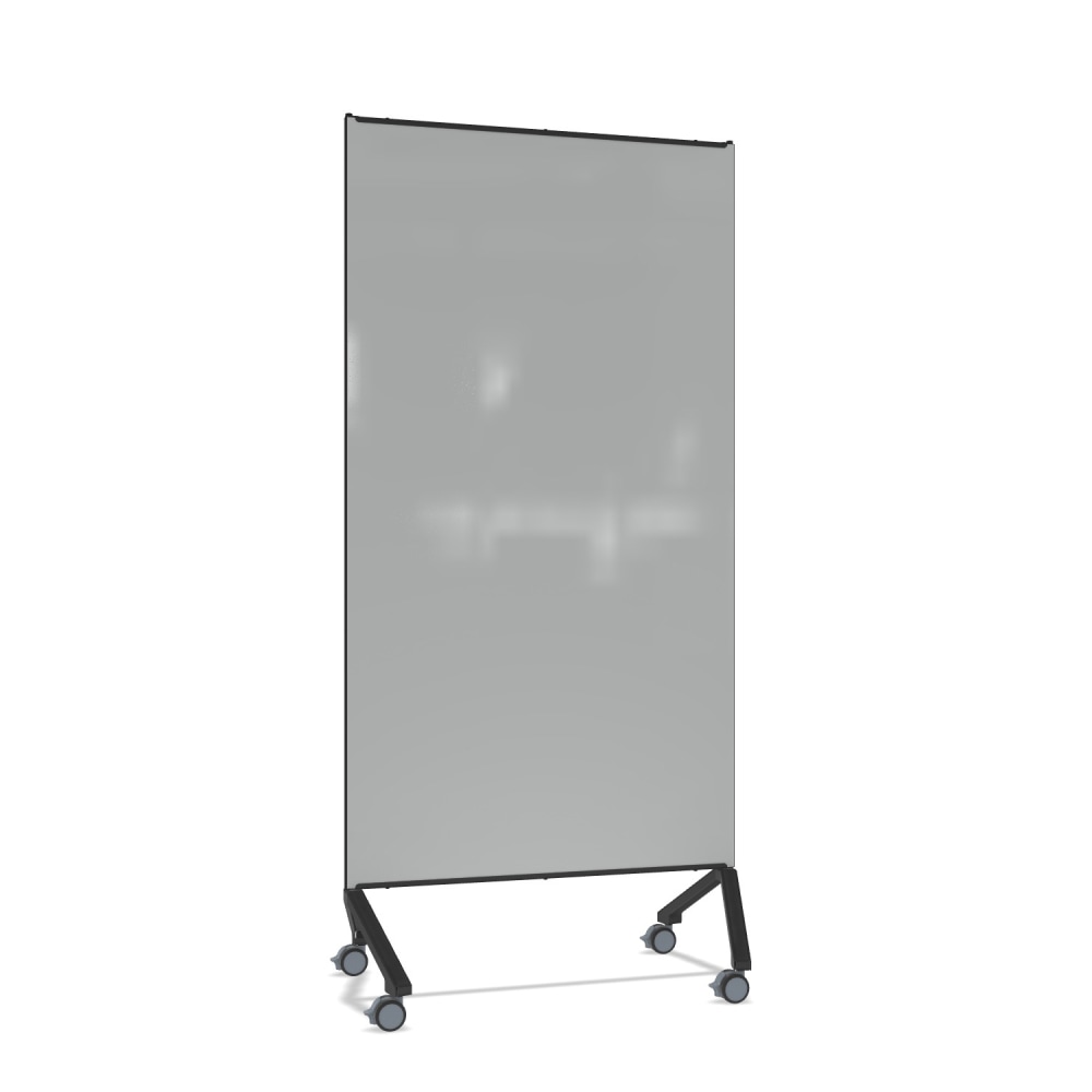 Ghent Pointe Non-Magnetic Dry-Erase Glassboard, 76-1/2” x