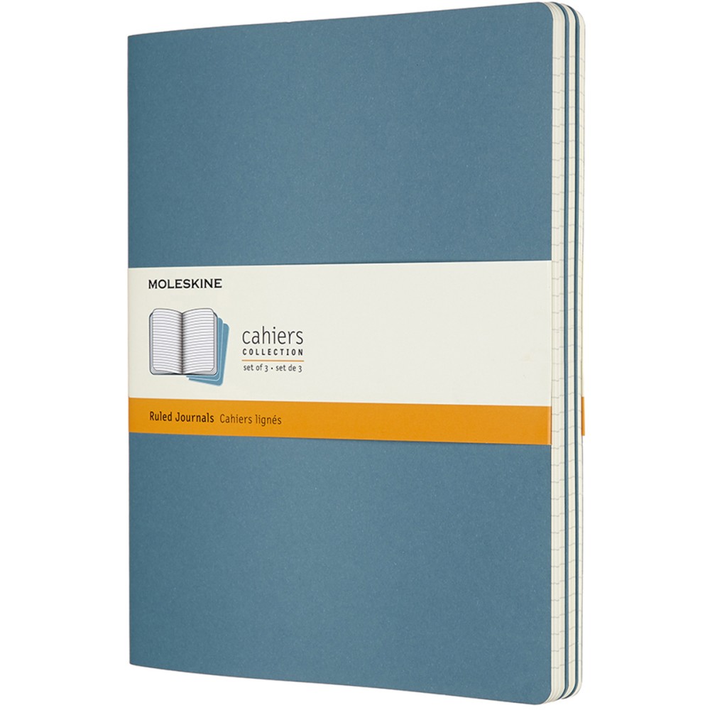 Moleskine Cahier Journals, Extra Large, 7.5" x 10",