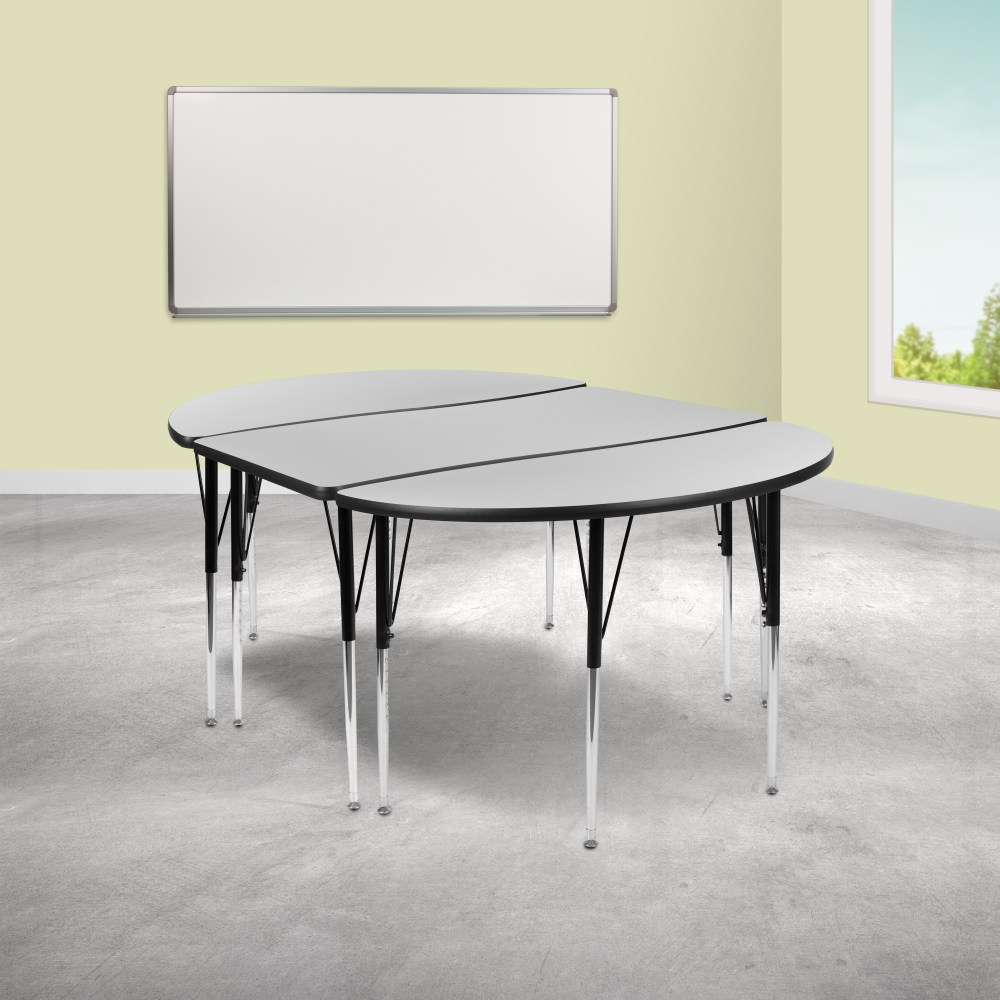 Flash Furniture Oval Wave Flexible Thermal Laminate 3-Piece
