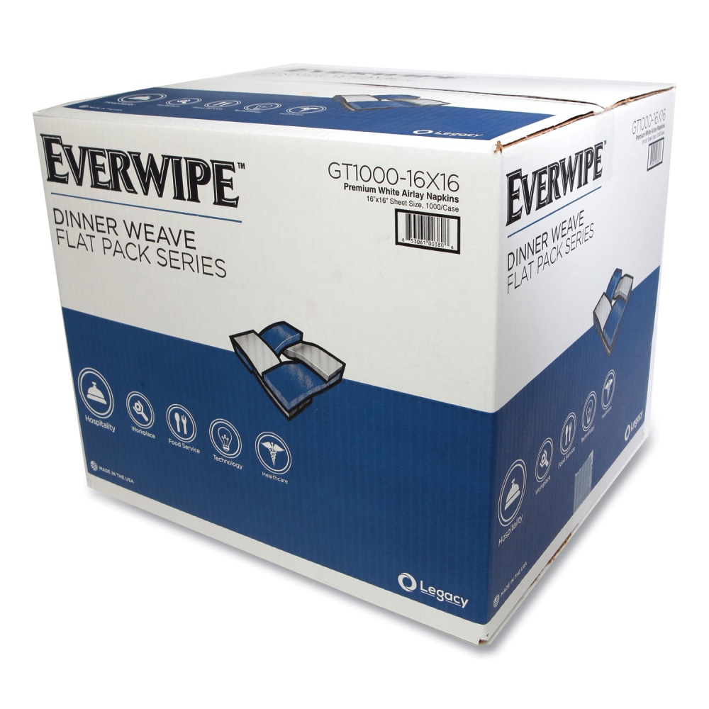 Everwipe™ Premium Linen-Like Guest Towel Napkins Flat Pack,