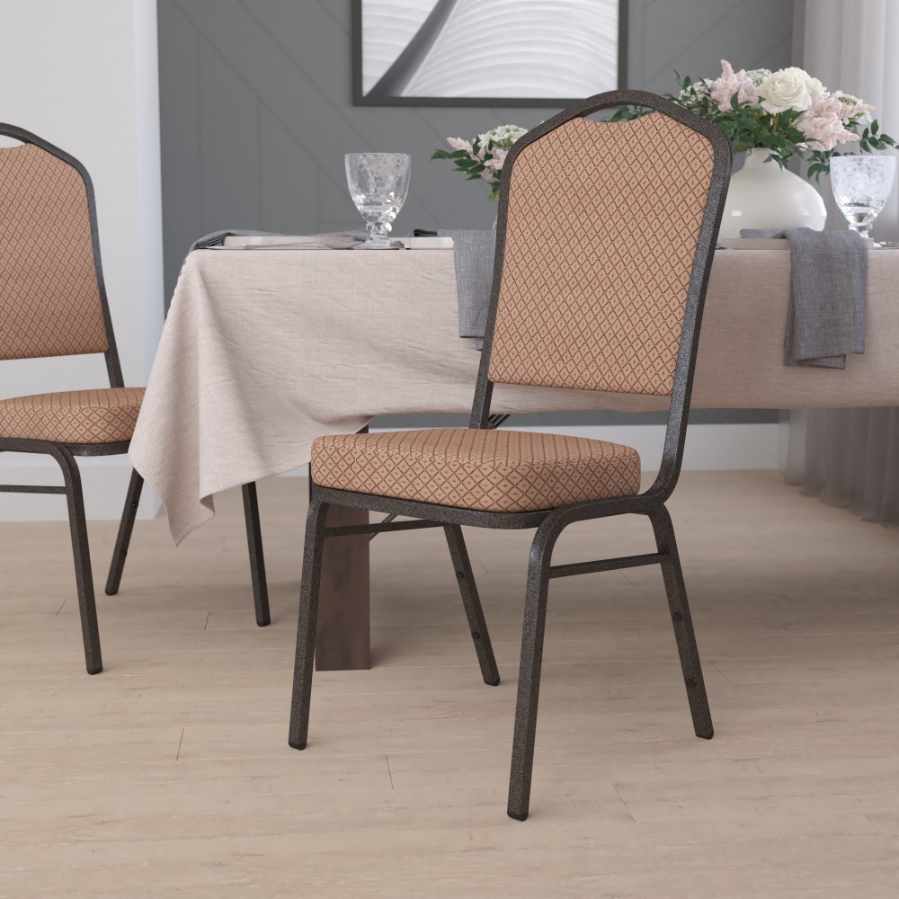 Flash Furniture HERCULES Series Crown Back Stacking Banquet