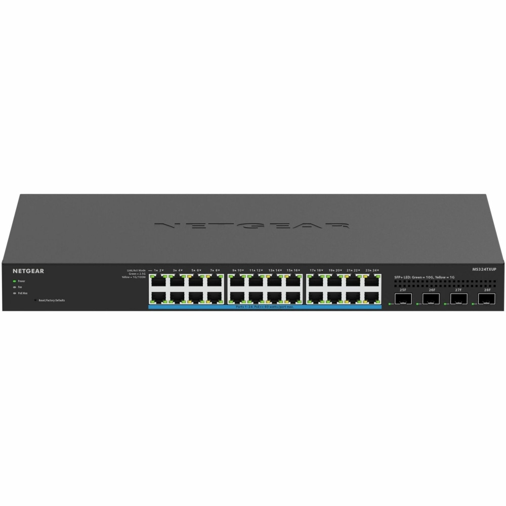 Netgear® 24-Port Multi-Gigabit Ethernet Ultra60 PoE++ Smart
