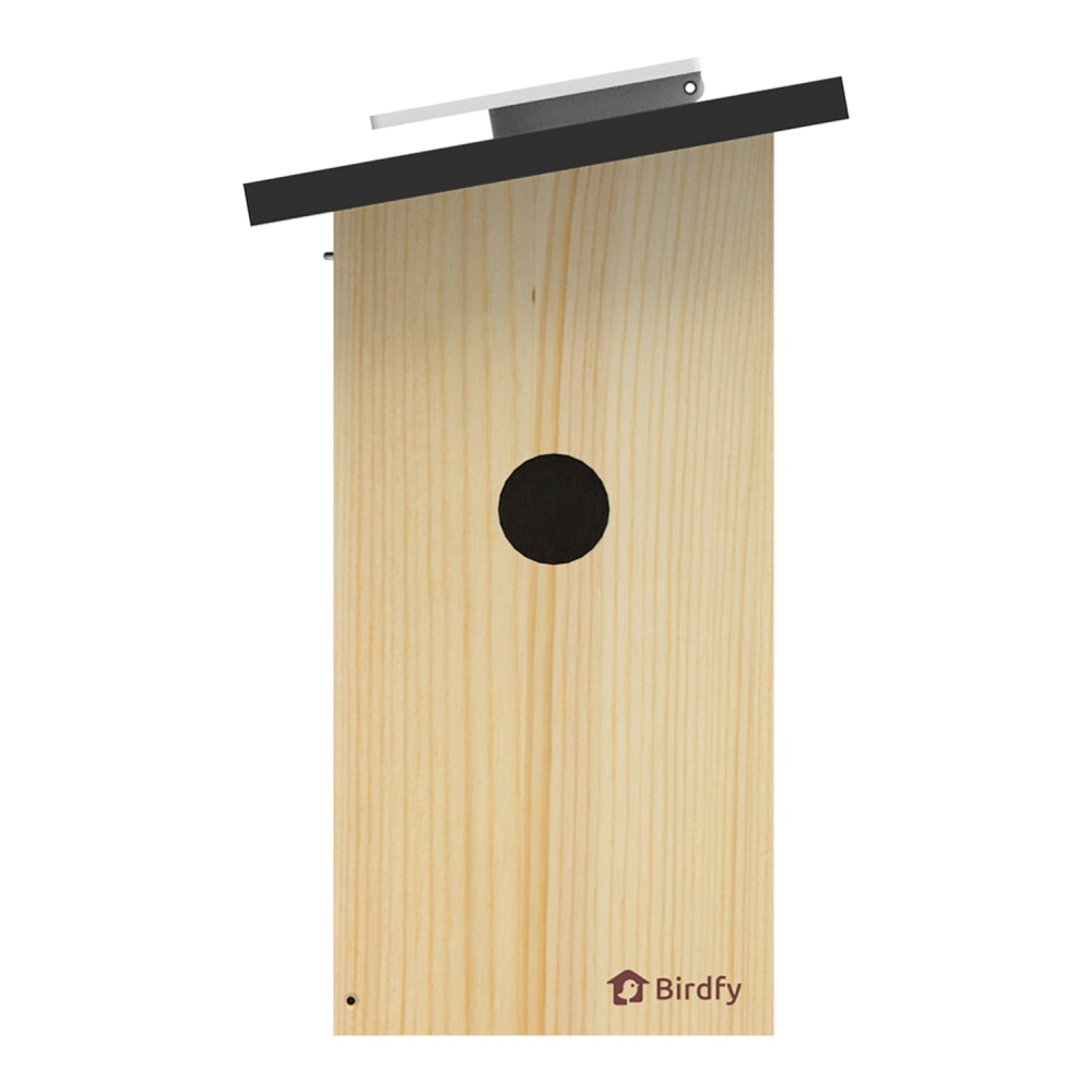 Birdfy® Nest Ebony AI-Enabled Birdhouse with Camera and