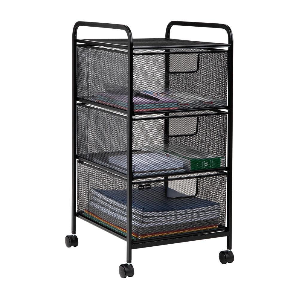Mind Reader Multi-Purpose Rolling Storage Cart with Removable