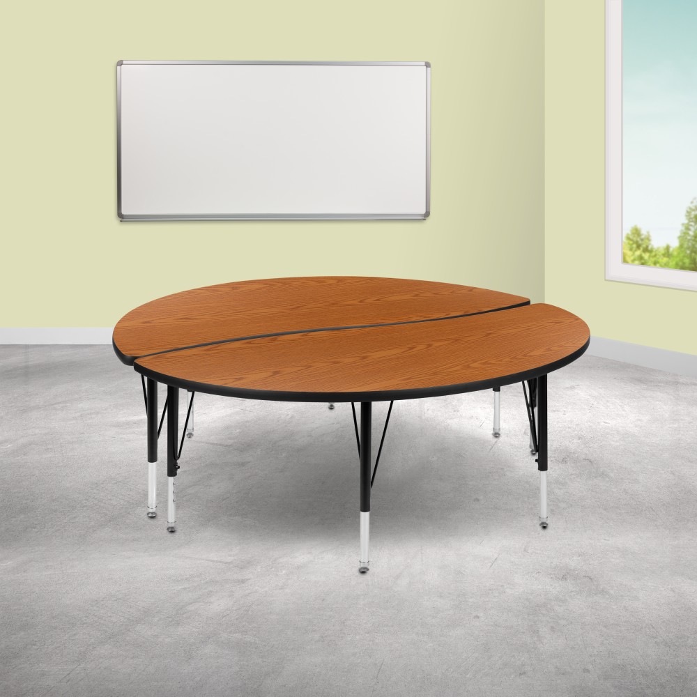 Flash Furniture Circle Wave Flexible Thermal Laminate 2-Piece