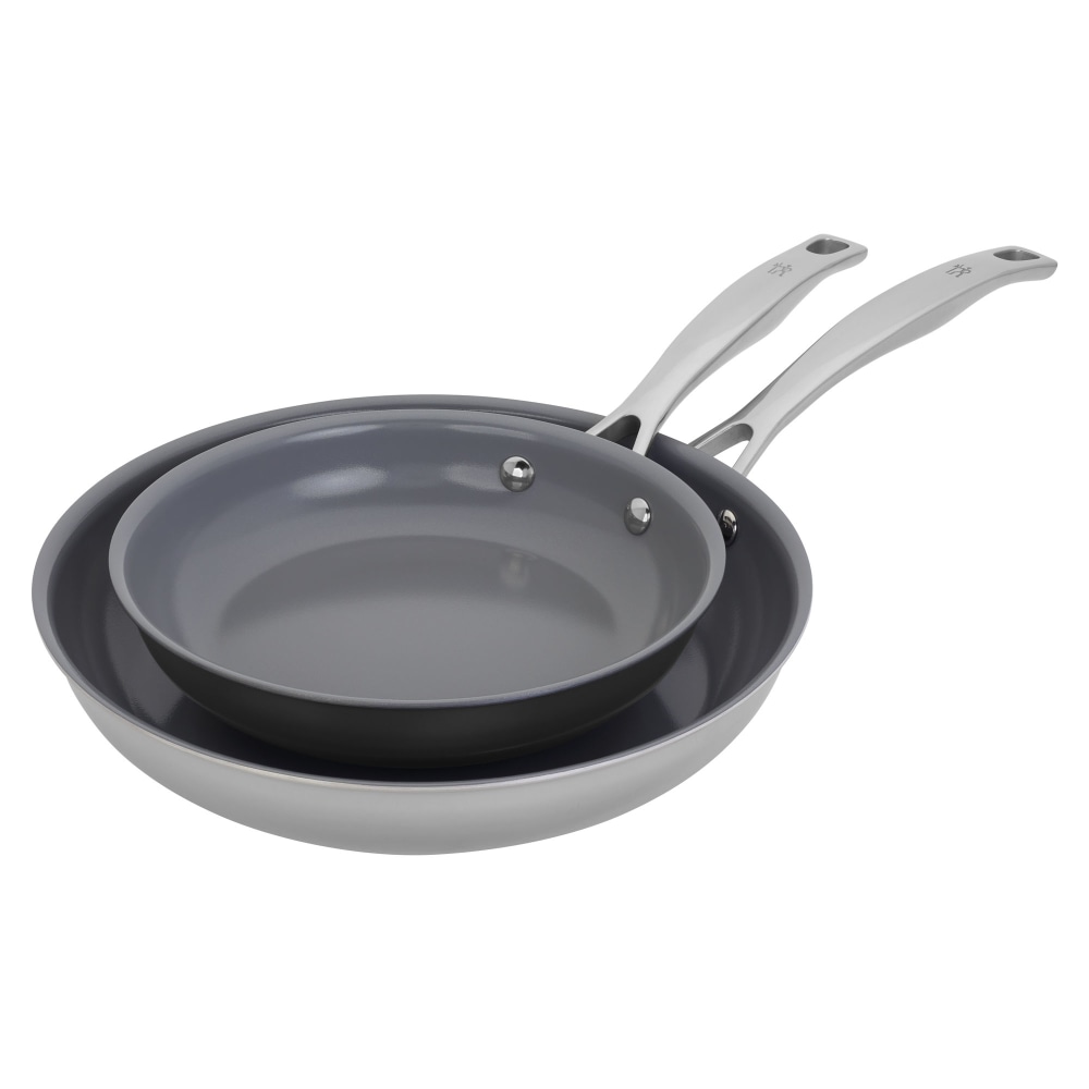Henckels Clad H3 2-Piece Stainless Steel Ceramic Nonstick