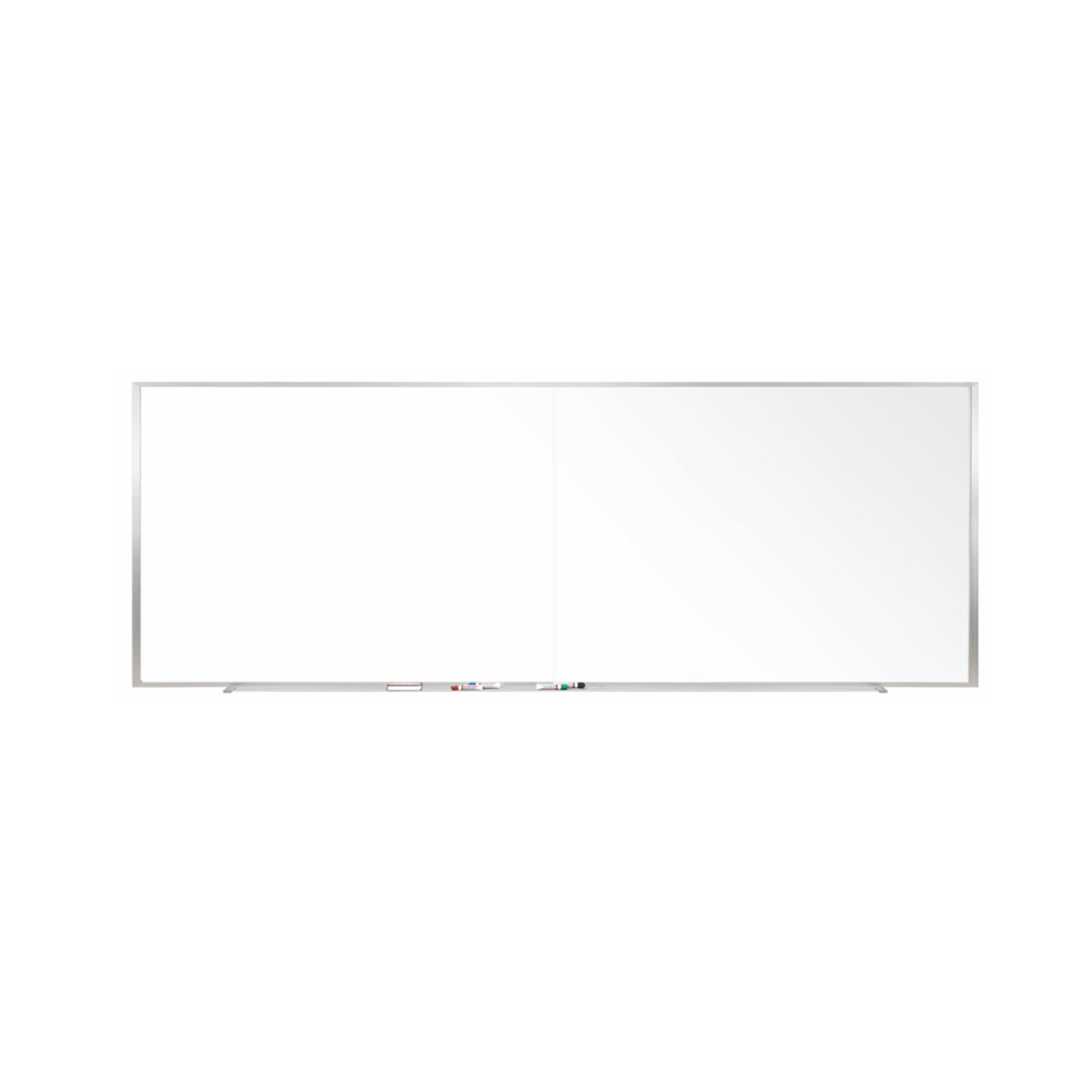 Ghent 2-Piece M1 Porcelain Magnetic Whiteboard, 48-1/2” x