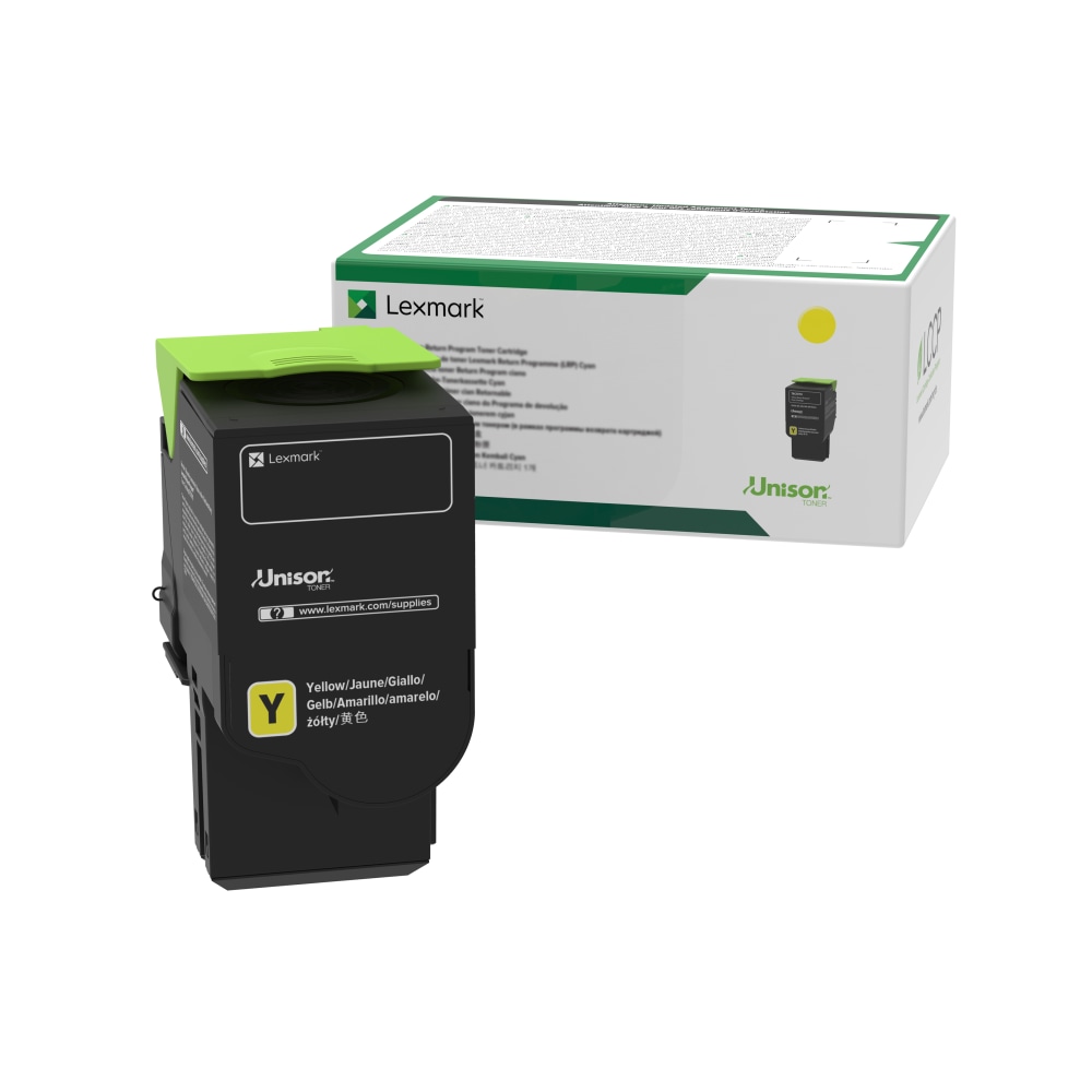 Lexmark™ 78C00YG Yellow GSA Return Program Toner Cartridge
