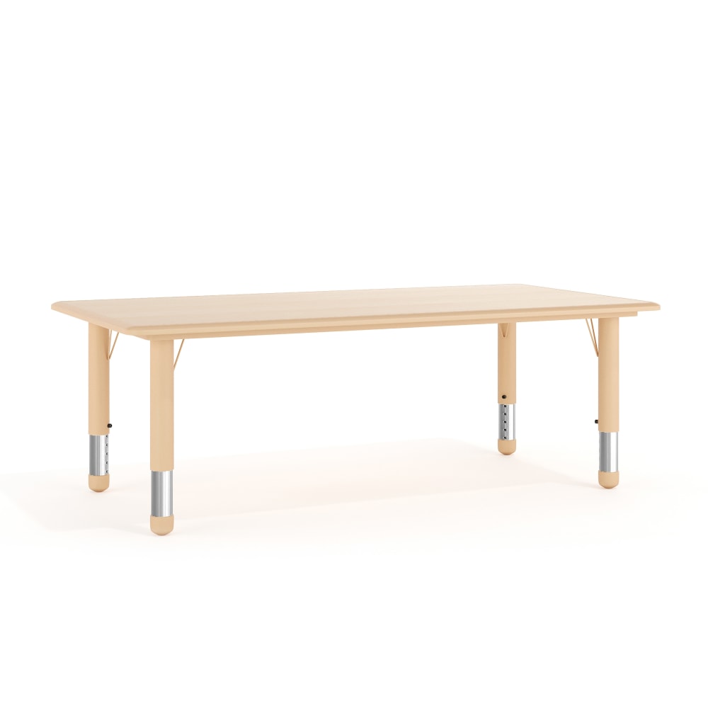 Flash Furniture Height-Adjustable Activity Table, 23-1/2"H x