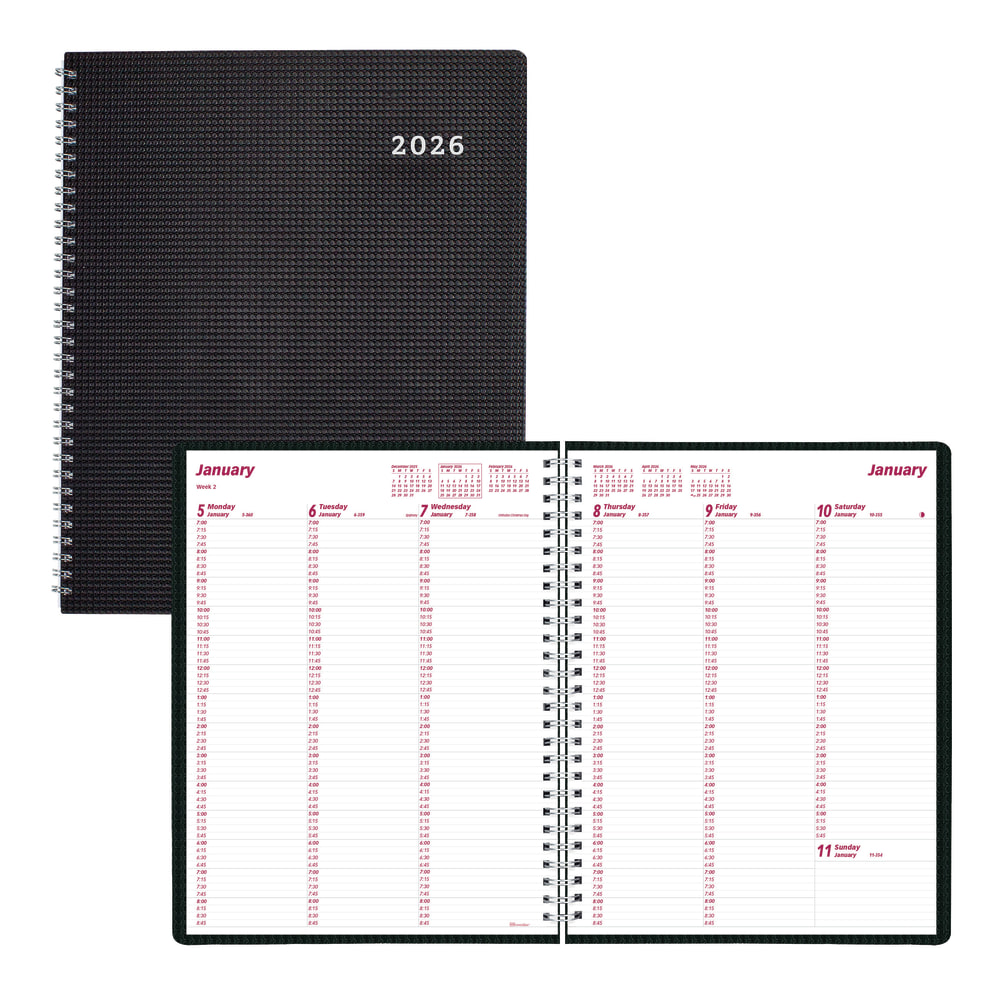 2026 Brownline® DuraFlex Weekly Appointment Planner, 11" x