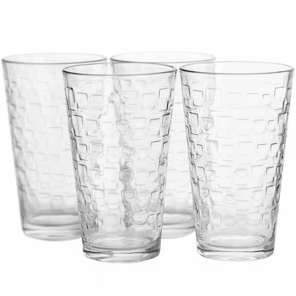 Gibson Home Great Foundations 4-Piece Tumbler Set, 16