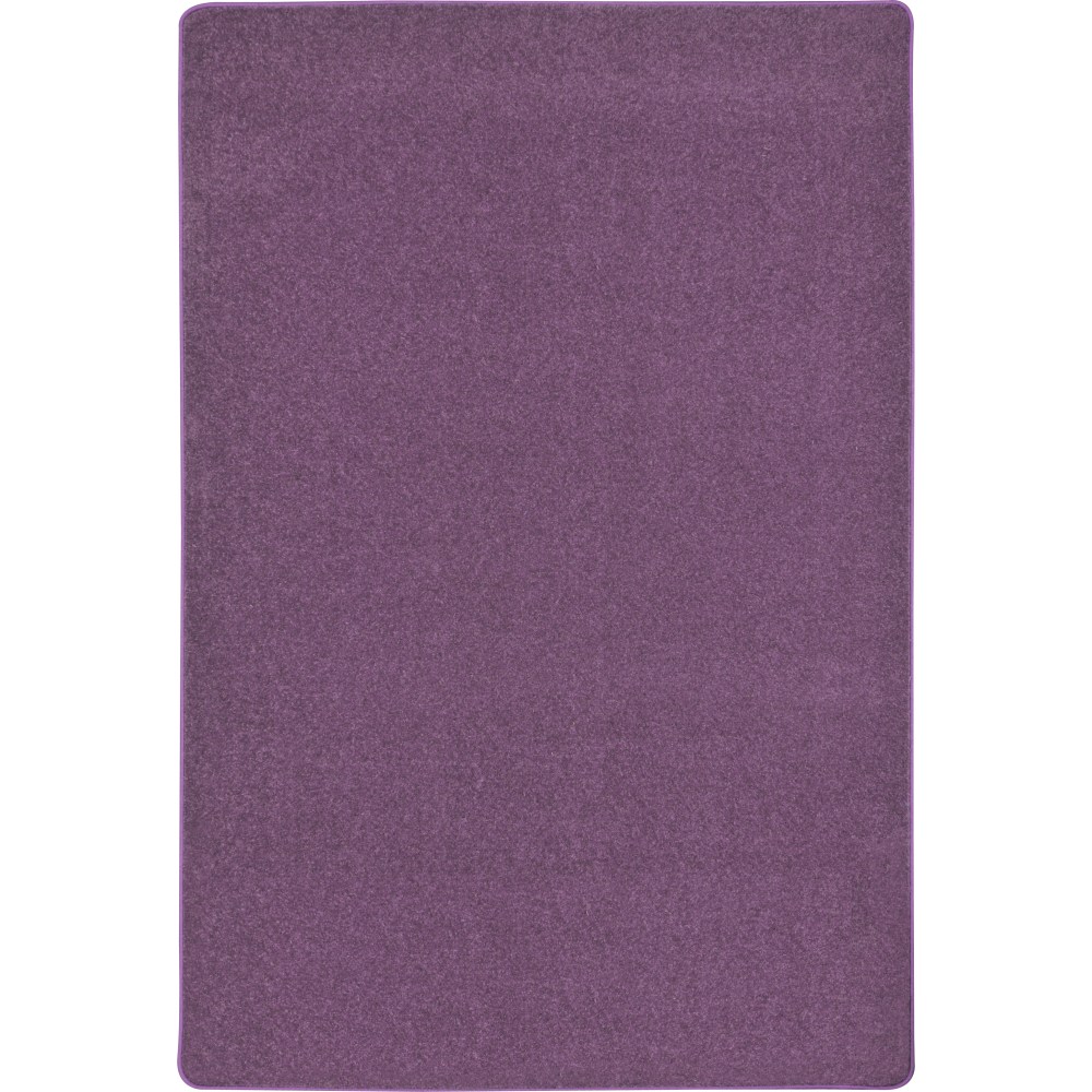 Joy Carpets Kid Essentials Solid Color Rectangle Area