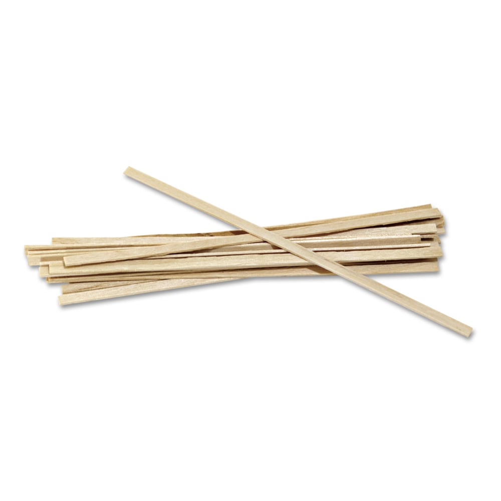 Royal Paper Wood Coffee Stir Sticks, 5 1/2",