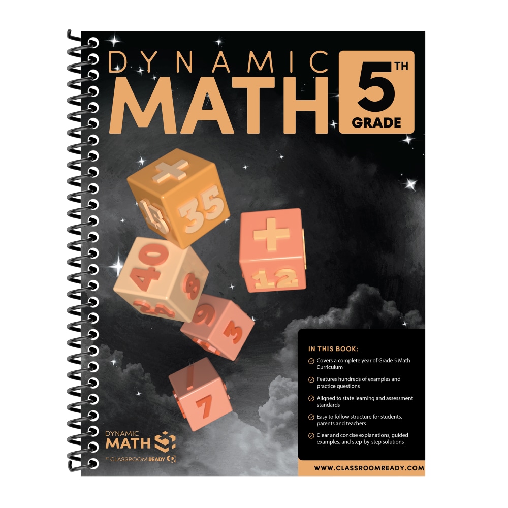 Dynamic Math by Classroom Ready Workbook, 5th Grade
