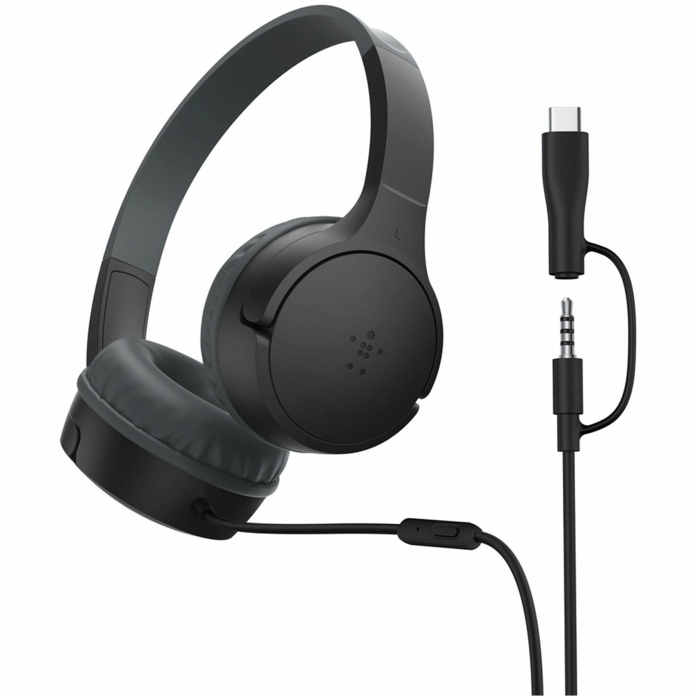Belkin SoundForm Mini Wired On-Ear Headphones for Kids,