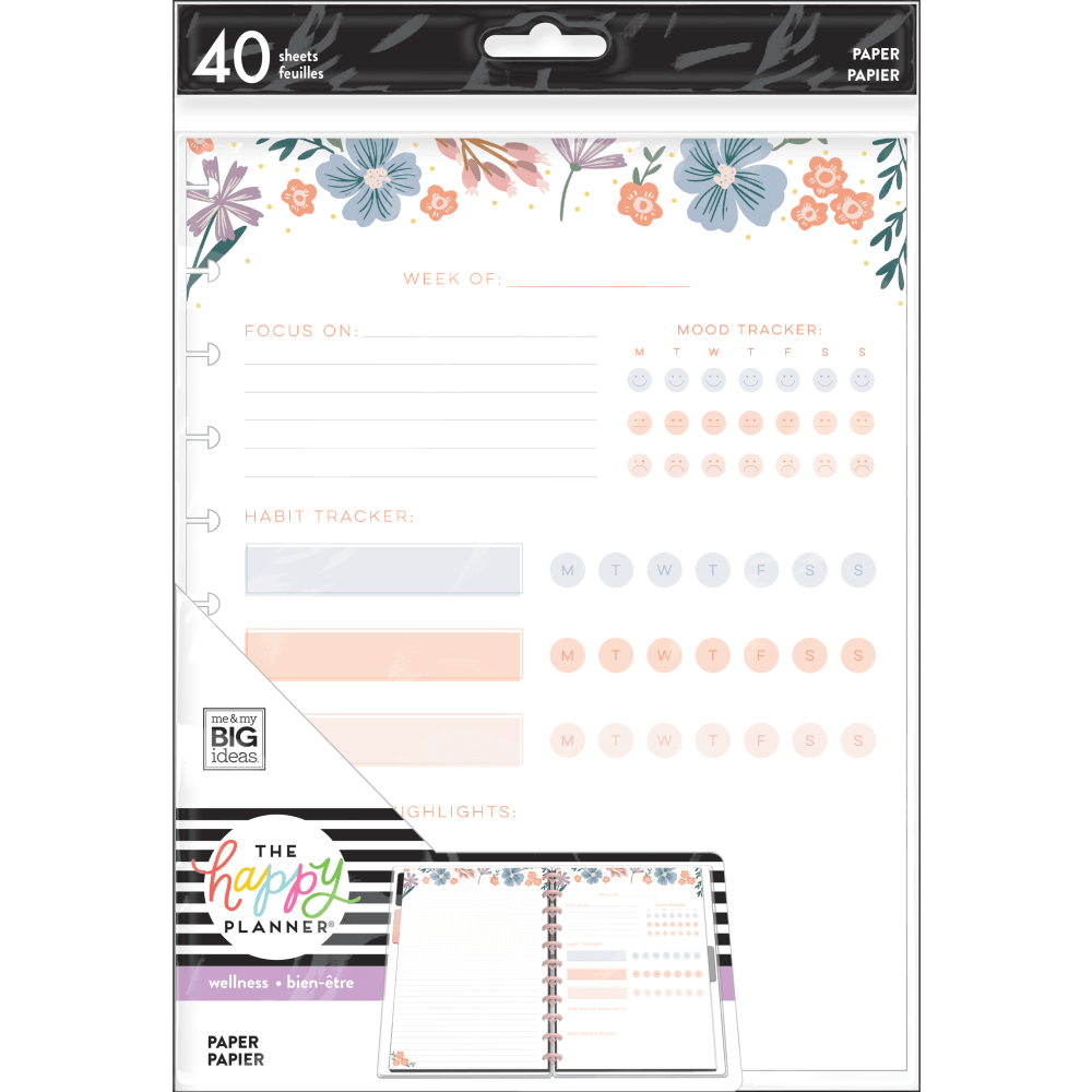 Happy Planner Big Filler Paper, 8-1/2" x 11",