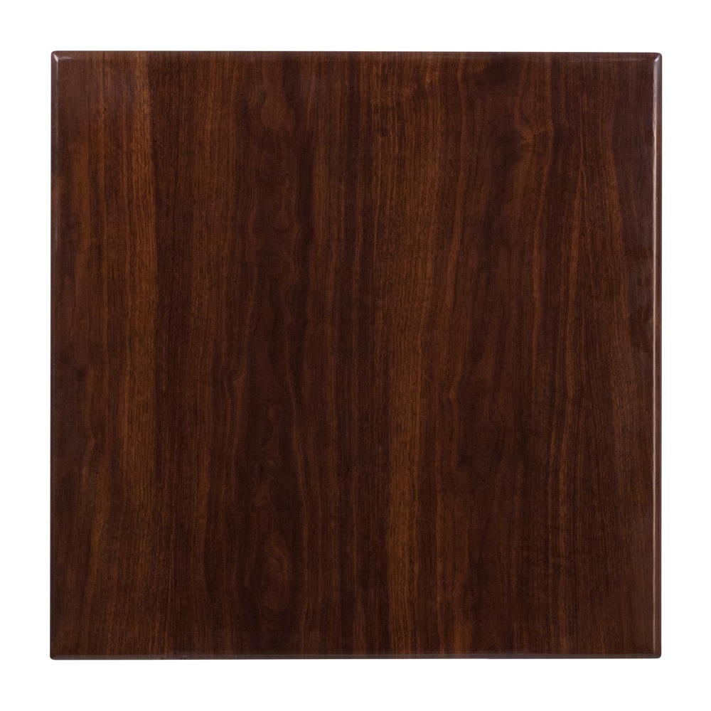 Flash Furniture Square High-Gloss Resin Table Top With