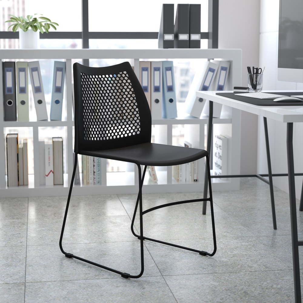 Flash Furniture HERCULES Series Sled-Base Stack Chair With