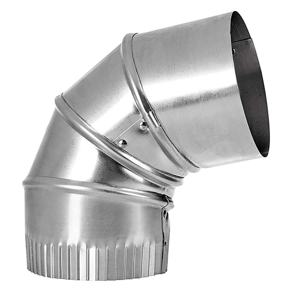 Lambro® 4" 90° Aluminum Adjustable Elbow Compatible With