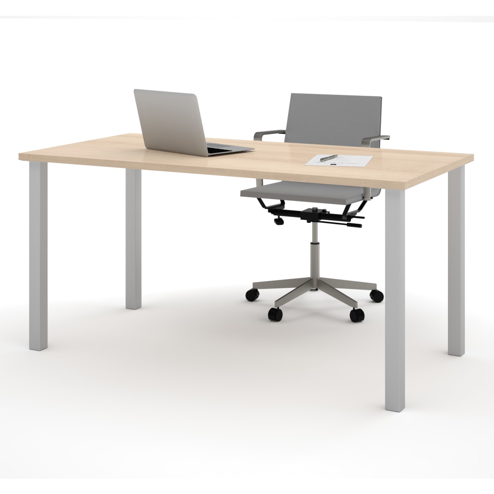 Bestar Universal 60"W Table Computer Desk With Square
