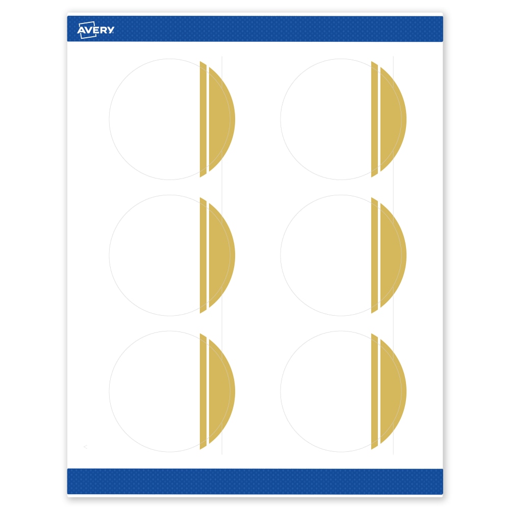 Avery® Print-To-The-Edge Labels With Sure Feed® Technology,