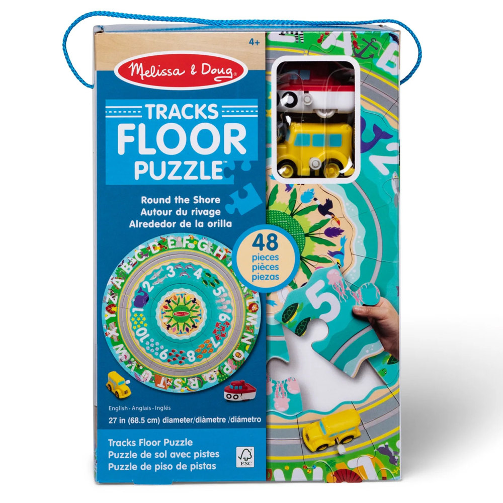 Melissa & Doug Round The Shore Floor Puzzle