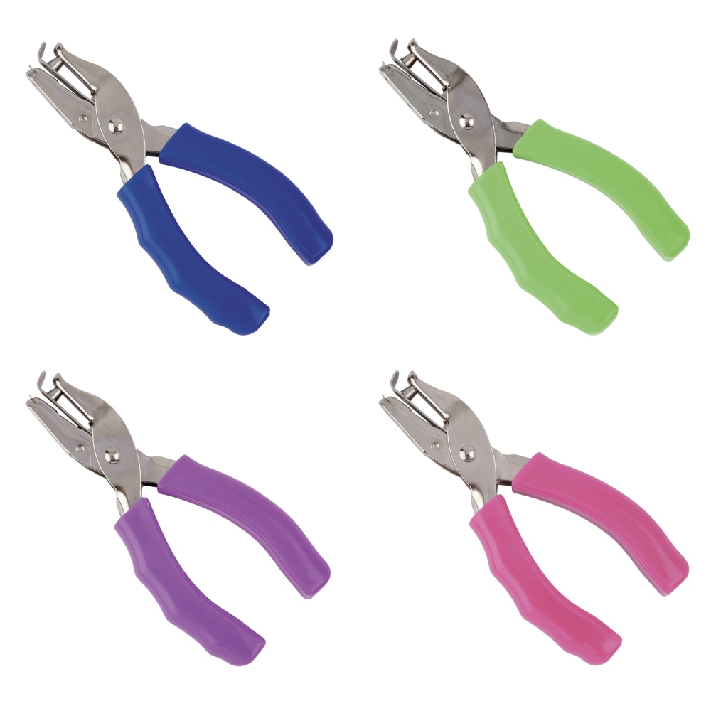 Office Depot® Brand Single-Hole Punch With Padded Handles,