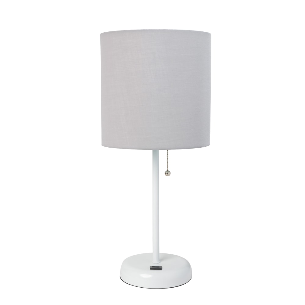 Creekwood Home Oslo USB Port Metal Table Lamp,