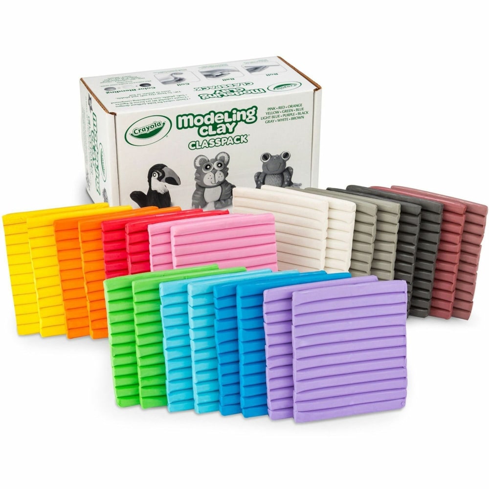 Crayola® Modeling Clay Classpack Sticks, Assorted Colors, Box