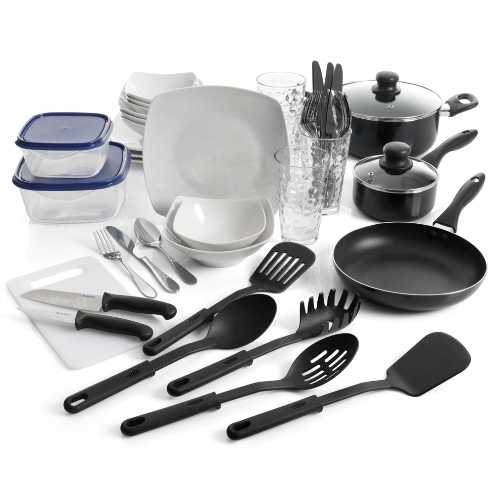 Gibson All U Need 45-Piece Dinnerware Cookware Combo