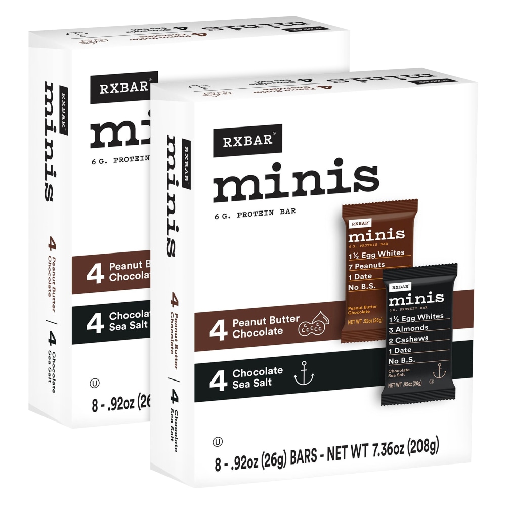 RXBAR MINIS Chocolate Sea Salt + PB Chocolate,