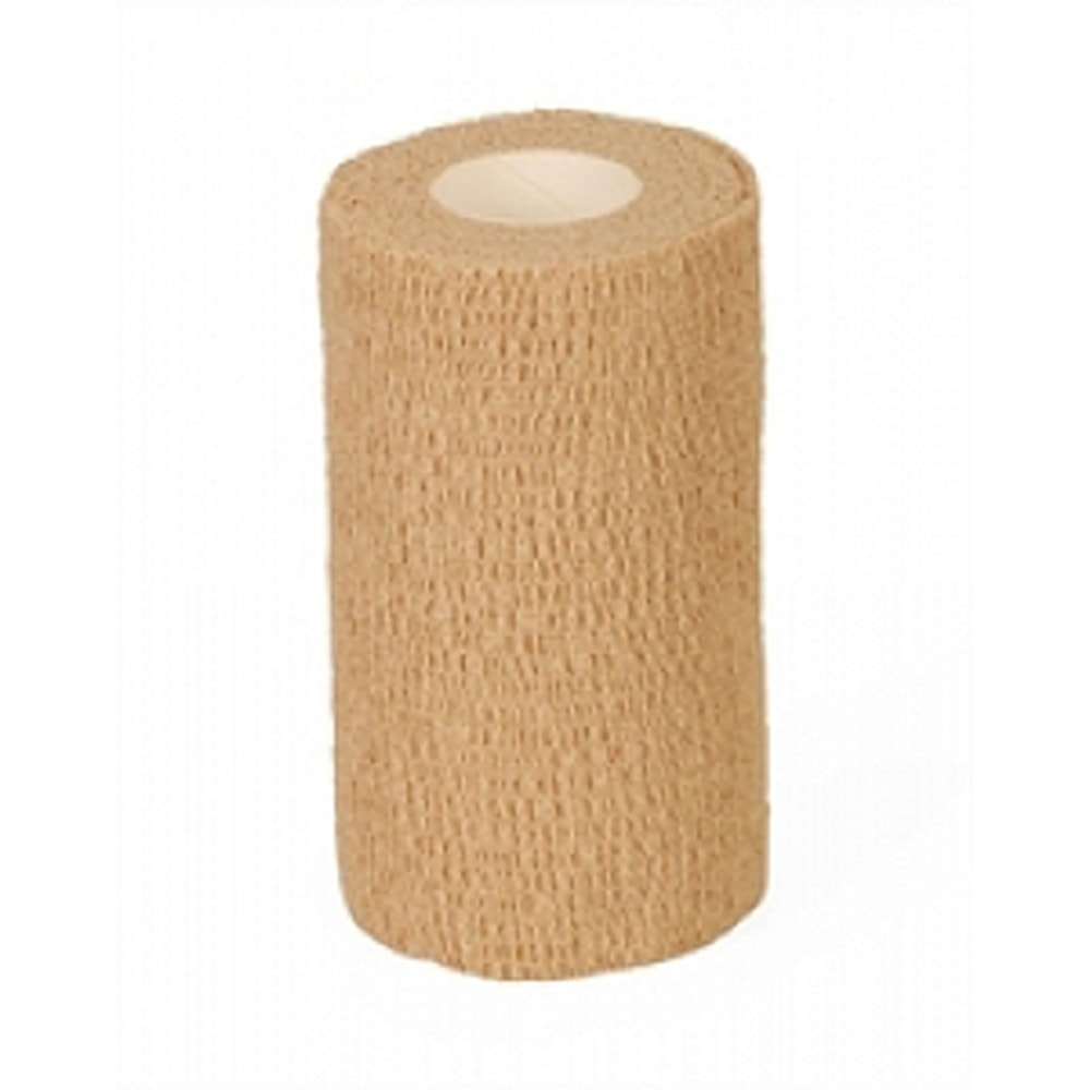 Medline Caring Non-Sterile Self-Adherent Elastic Wraps, 6" x