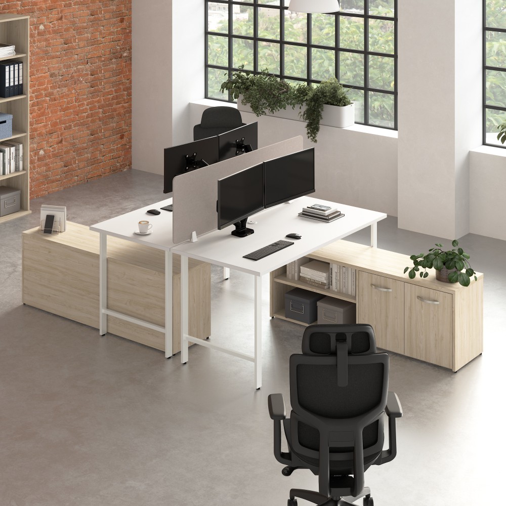 Bush Business Furniture Hustle 2 Person Computer Desk