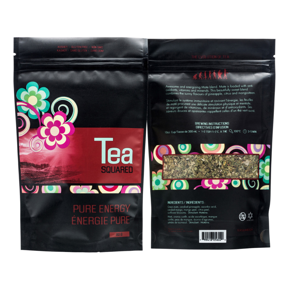 Tea Squared Pure Energy Loose Leaf Tea, 2.8