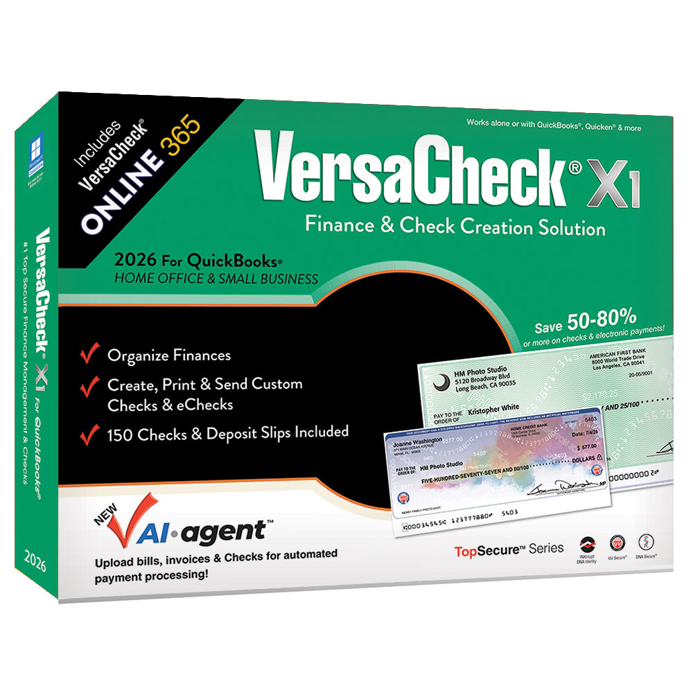 VersaCheck X1 2026 For QuickBooks + VersaCheck ONLINE