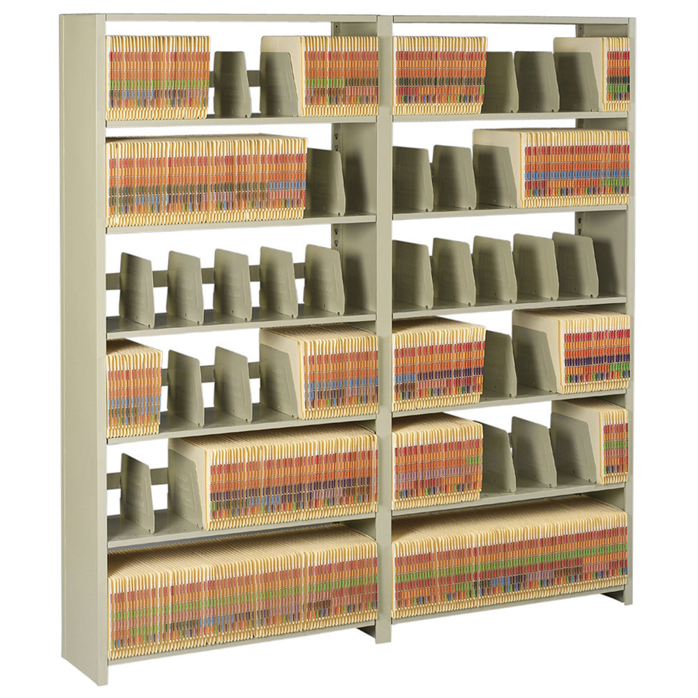 Tennsco Add-On Unit For 88"H File Shelving Unit,