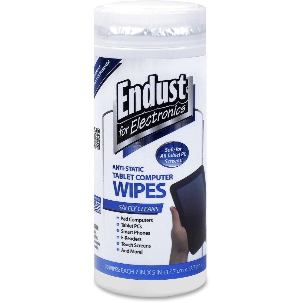 Endust Anti-Static Tablet Wipes 70ct. - For Tablet