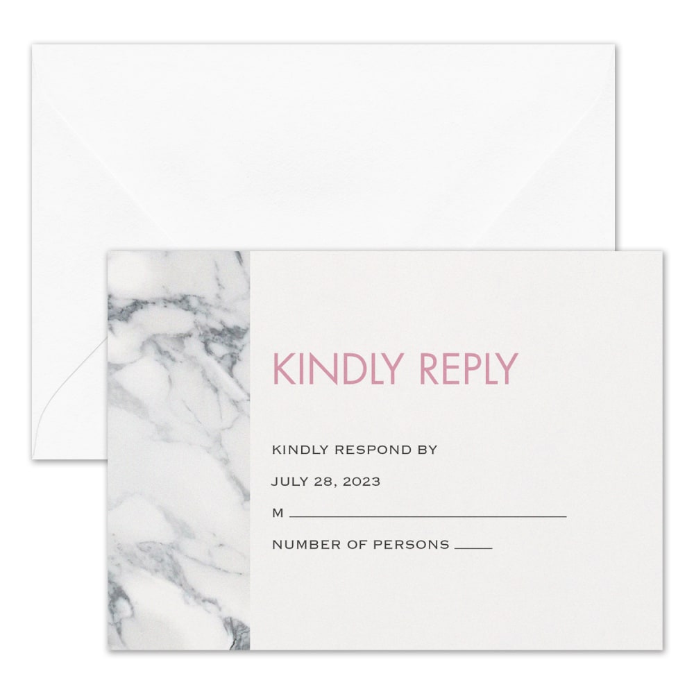 Custom Wedding & Event Response Cards With Envelopes,
